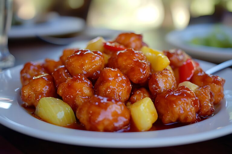 Sweet and Sour Chicken Recipe (serves 4-6)