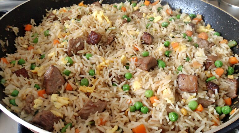 Mongolian Beef Fried Rice Recipe.